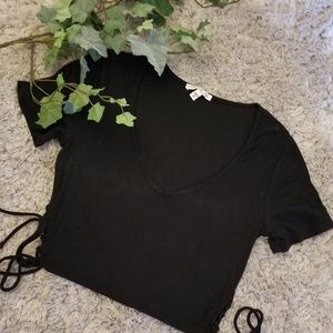 Black Crop Top